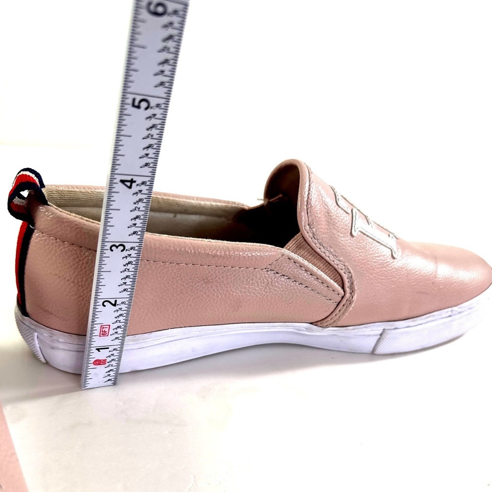 Tommy Hilfiger Womens Lucey Blush Pink Slip On Sneakers Monogram Logo 7.5M - Picture 7 of 8